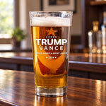 Trump / Vance 2024 Pub Glass 16 oz
