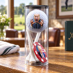 Golf Ball Tee Pack with Poker Chip