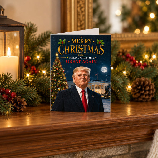 Trump Christmas Card - White House Edition