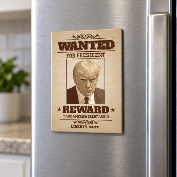 Wanted Fridge Magnet