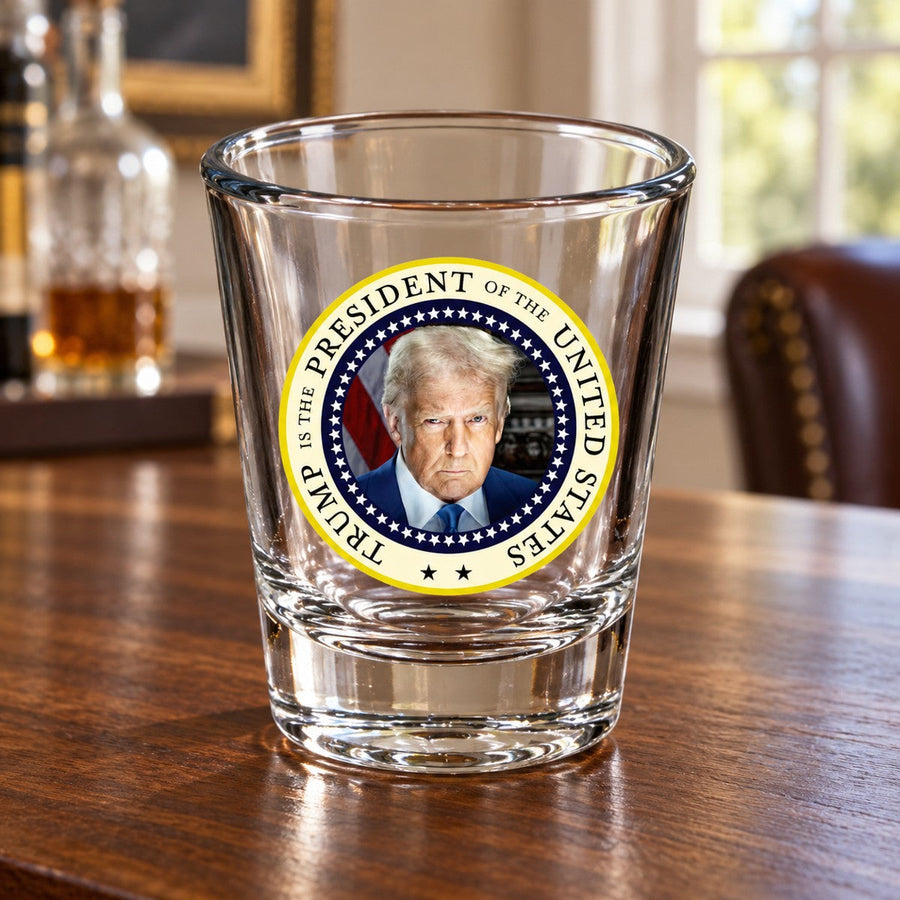 Trump Presidential Portrait - Shot Glass
