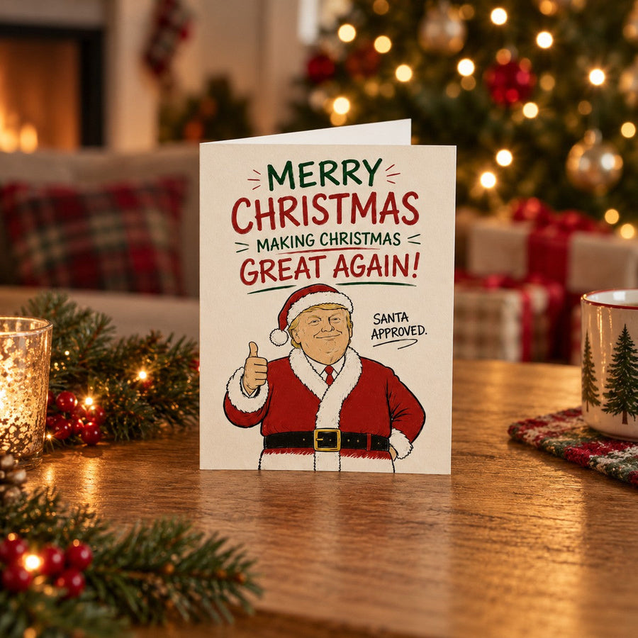 Trump Christmas Card - Illustrated Edition